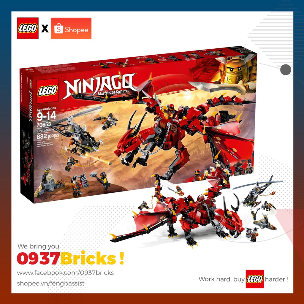 [ RẺ VÔ ĐỊCH ] Đồ chơi lắp ráp LEGO Ninjago 70653 - Rồng Chúa Firstbourne (LEGO Ninjago 70653 Firstbourne)