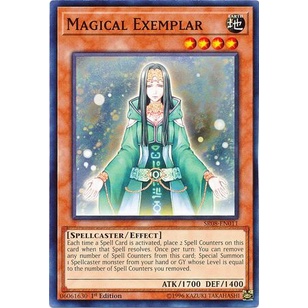 Thẻ bài Yugioh - TCG - Magical Exemplar / SR08-EN011'