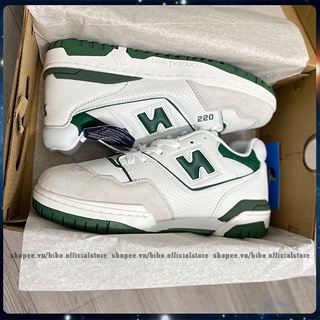 Giày_new balance 550 ‘white green’, giày nb 550 trắng xanh nam nữ bản s.cấp full box bill
