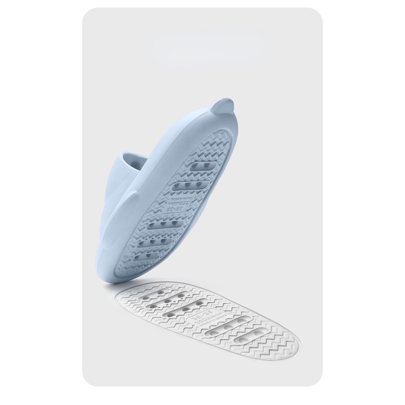 Dép Đi Trong Nhà Chống Trượt Hình Cá Mập Dành Cho Nam Và Nữ