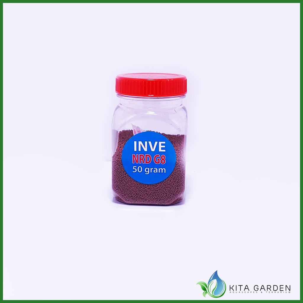 Thức ăn cá cảnh | Cám Inve Thái 1/2 - 2/3 - 3/5 - 5/8 - G8 Hàng công ty - 50gr