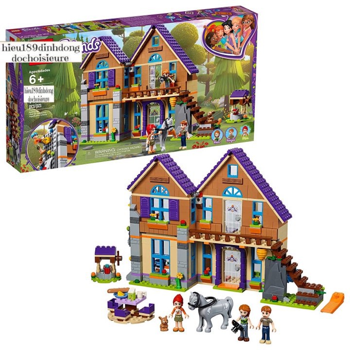 Lắp ráp xếp hình not Lego Friends 41369 Lepin 01081 Lele 37112 xs 3020 : Ngôi Nhà Của Mia 796 mảnh