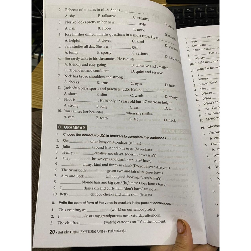Sách - Bài tập thực hành tiếng anh 6 có đáp án ( Dùng kèm SGK tiếng anh 6 Glosbal Success )