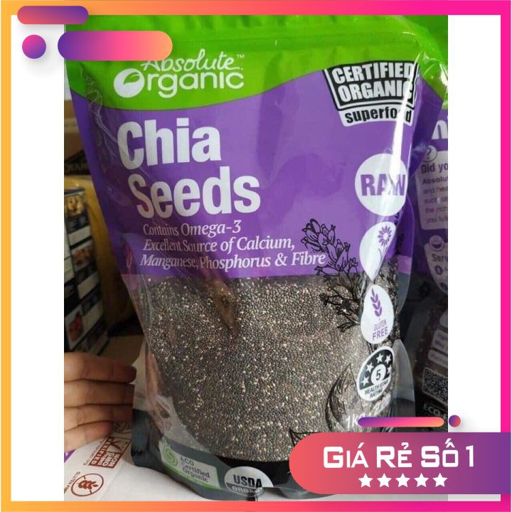 Hạt Chia Úc Absolute Organic 1kg