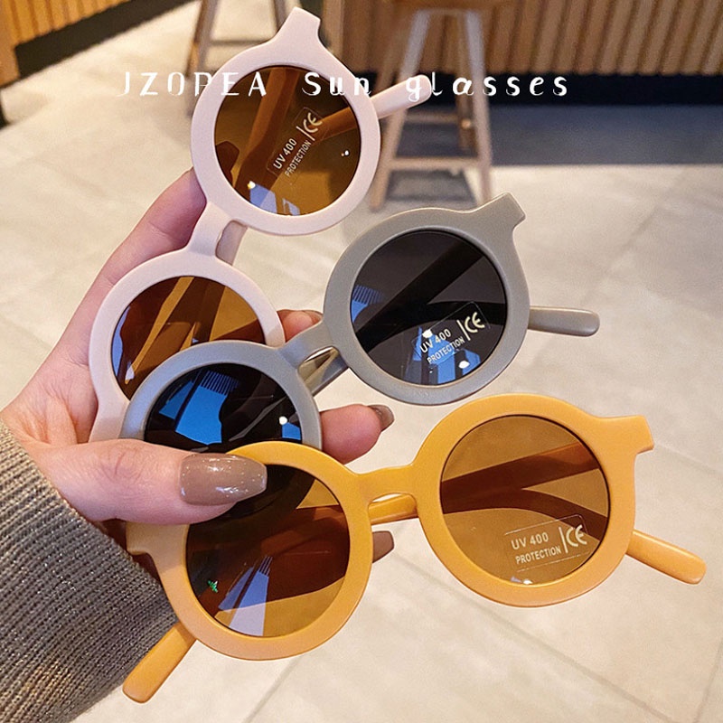 Kính Mát Gọng Tròn Thời Trang Cho Bé