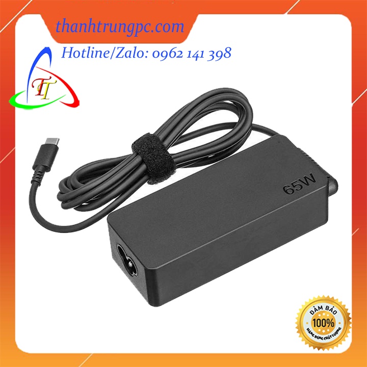 Sạc Laptop Lenovo Type-C 20V - 3.25A 65W (Chân USB-C)