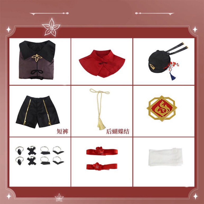 [O] Costume wig Hutao - Genshin Impact - Quần áo tóc giả hóa trang [Miu Cosplay] | BigBuy360 - bigbuy360.vn