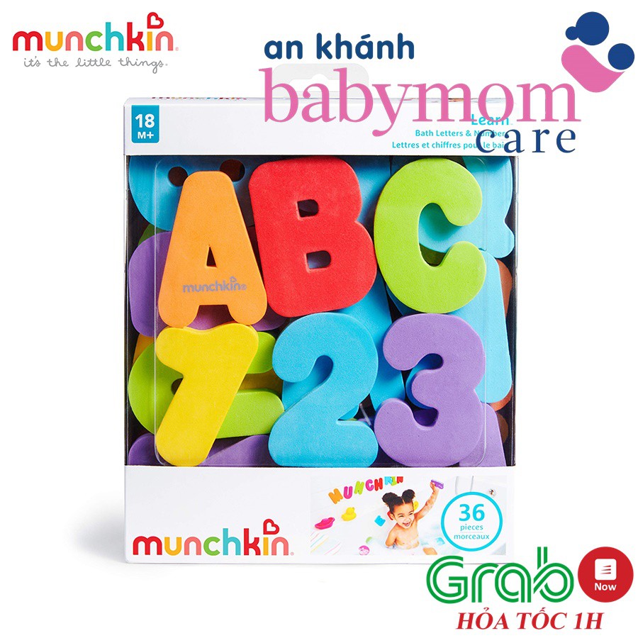 BỘ CHỮ SỐ XỐP MUNCHKIN