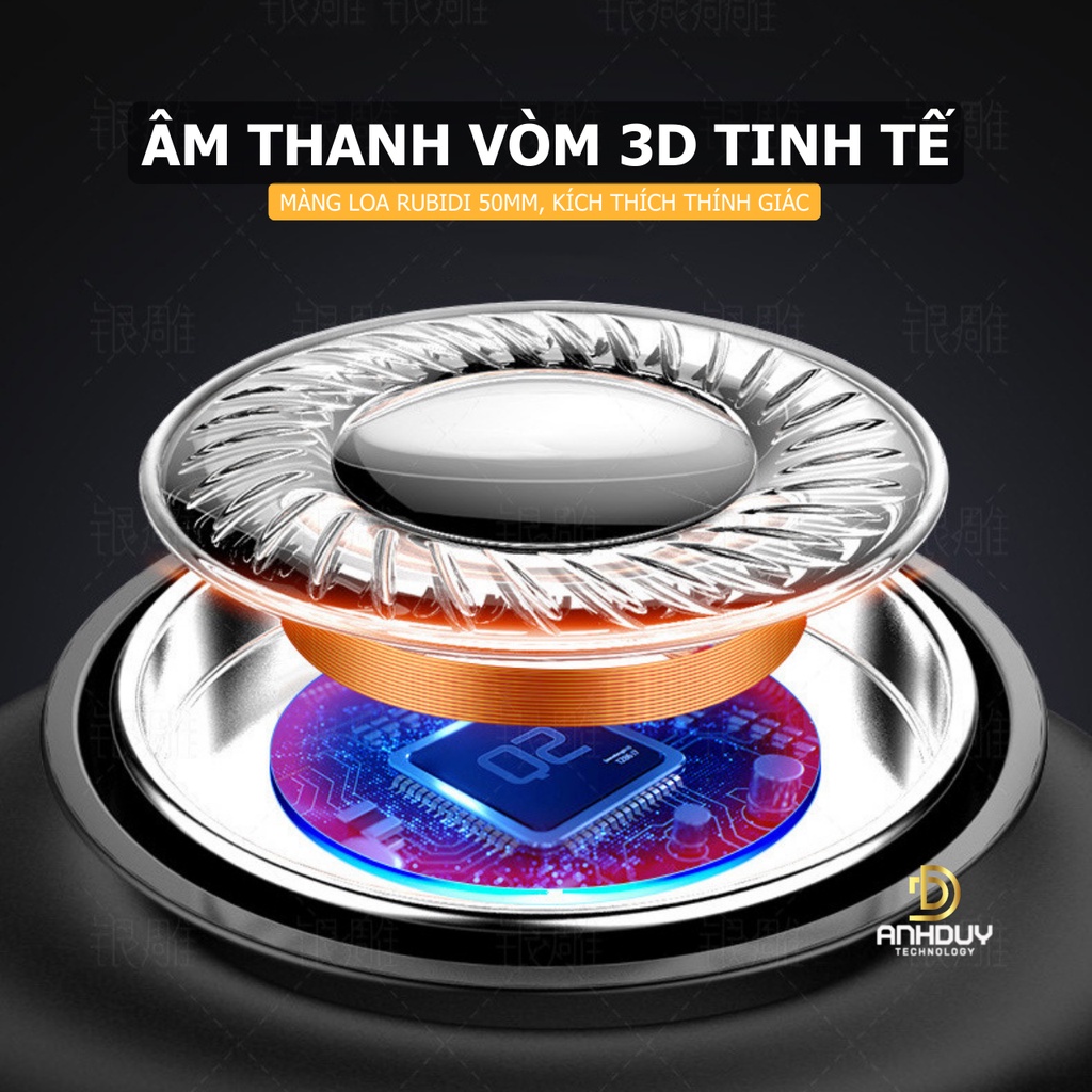 Tai nghe chụp tai gaming Esport Yindiao Q3 âm thanh stereo cực hay bass ấm chống ồn có tích hợp mic - Hàng chính hãng