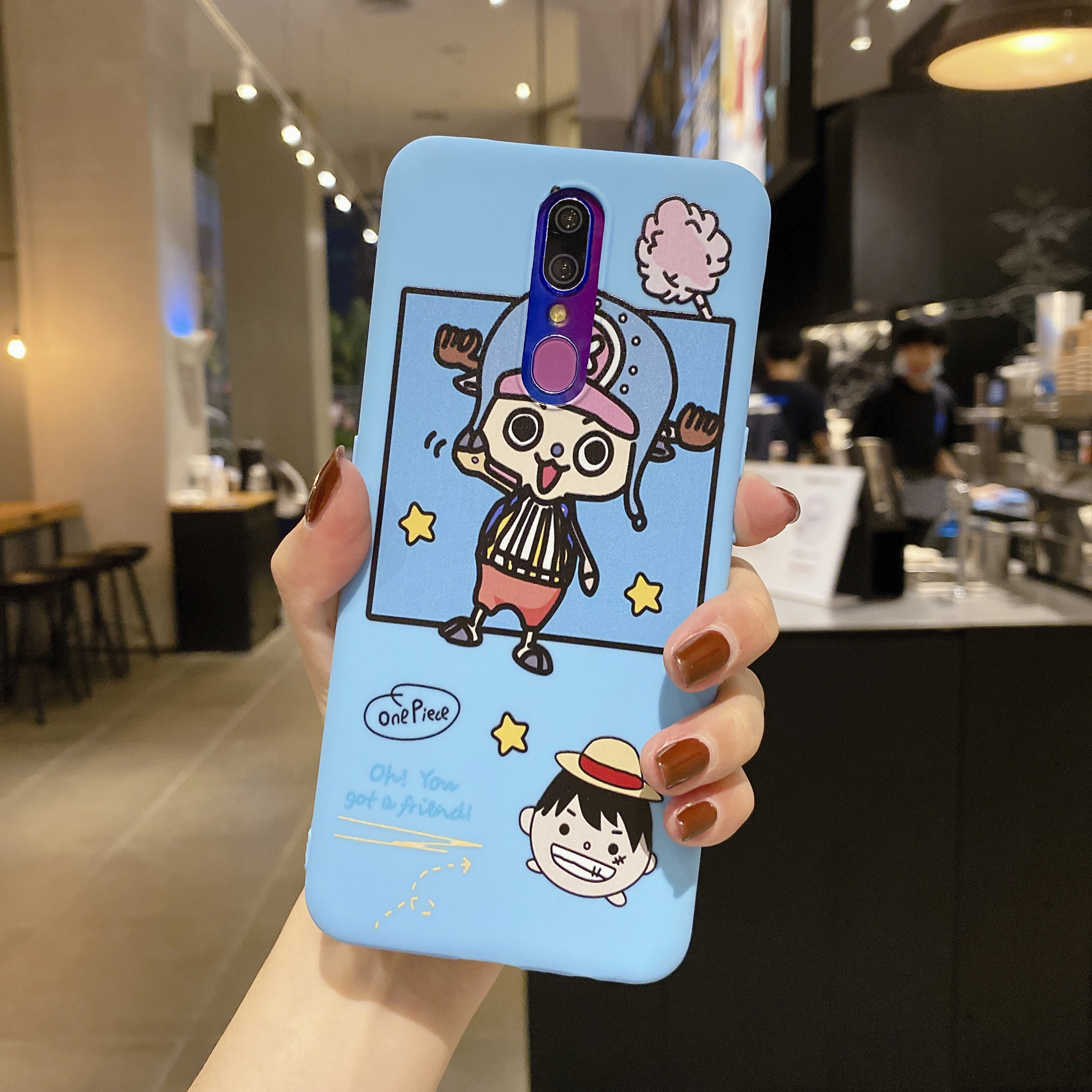 one piece Ốp Lưng realme 5i/6i c3 Ốp Lưng oppo a3s a5s a7 a92 a31 a12 a5/a9 2020 f5 f7 f9 f11 case luffy | BigBuy360 - bigbuy360.vn