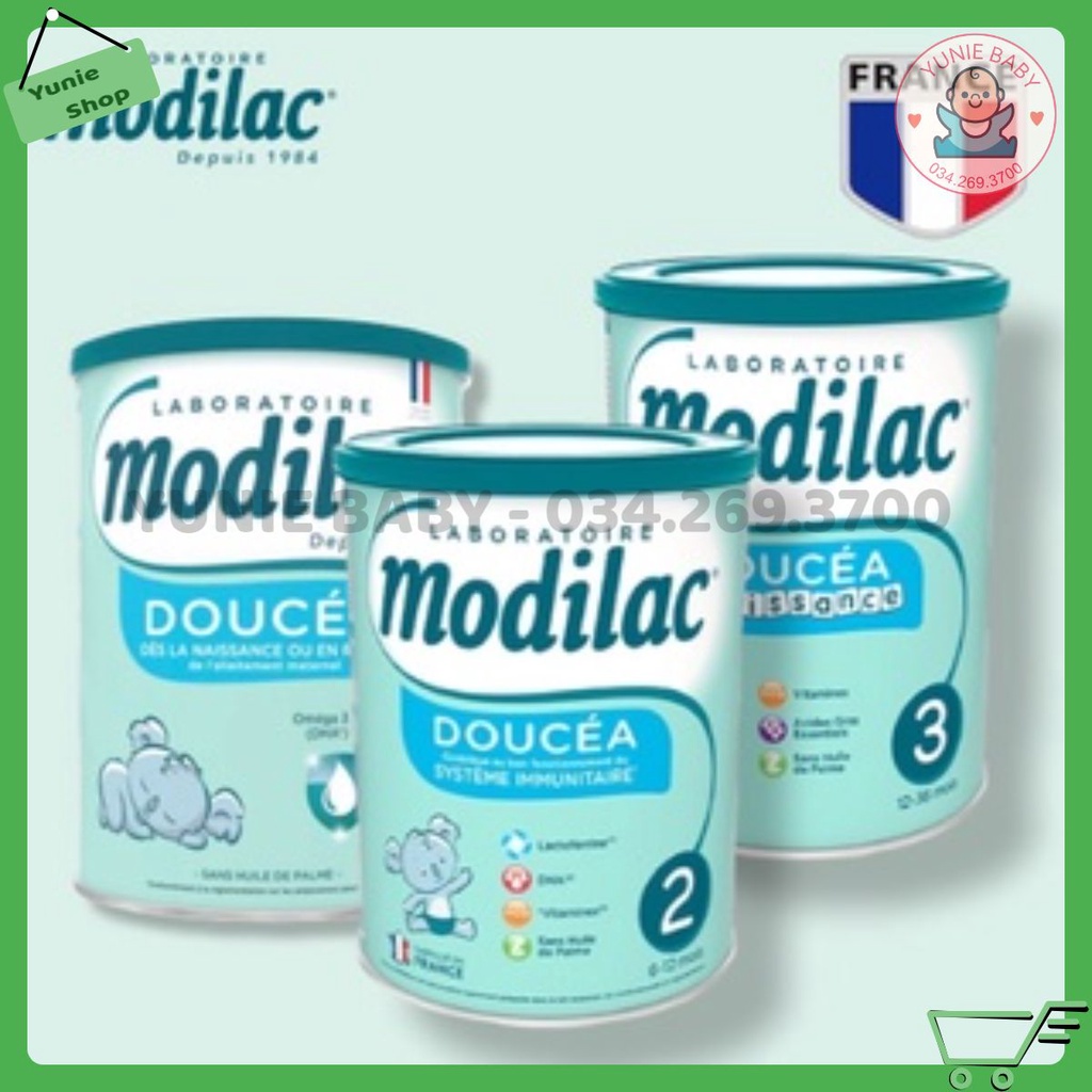 [DATE 2024] Sữa bột Modilac Pháp số 1, 2, 3 - 800g