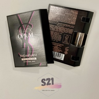 Sample nước noa ysl black opium eau de parfum neon 1.2ml