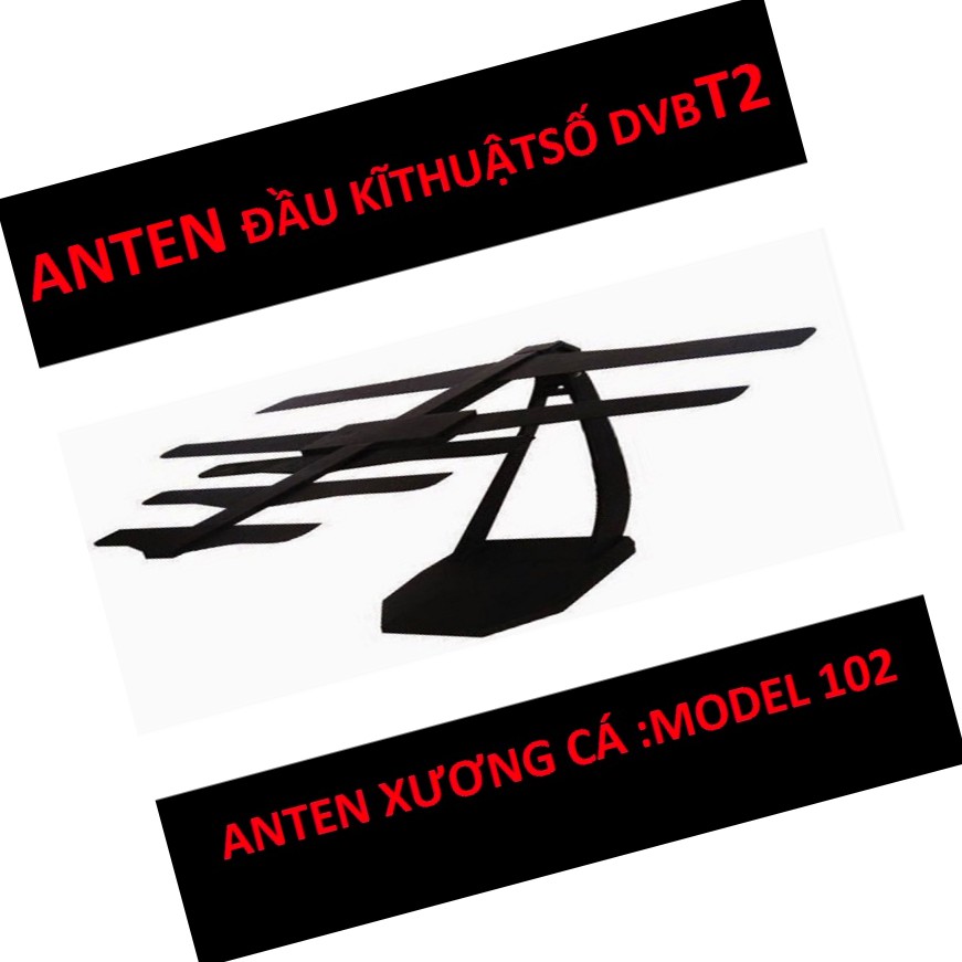 ANTEN Tivi Kỹ Thuật Số DVB T2 Model HJD 102 T2 (Chính Hãng) - Ăng ten tivi trong nhà Kỹ Thuật Số