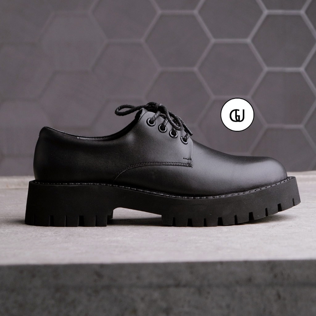 Giày Chunky Derby Da Bò Thật Loại 1 Bảo Hành 1 Năm GUF