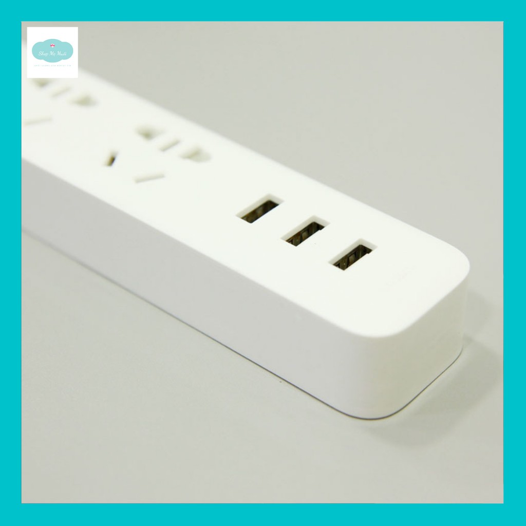 [Sẵn] Ổ Cắm Điện Xiaomi Mi Power Strip 3 Cổng USB