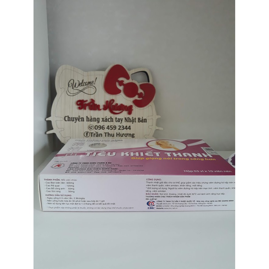 [Chính hãng ] TIÊU KHIẾT THANH - GIÚP GIỌNG NÓI TRONG SÁNG HƠN