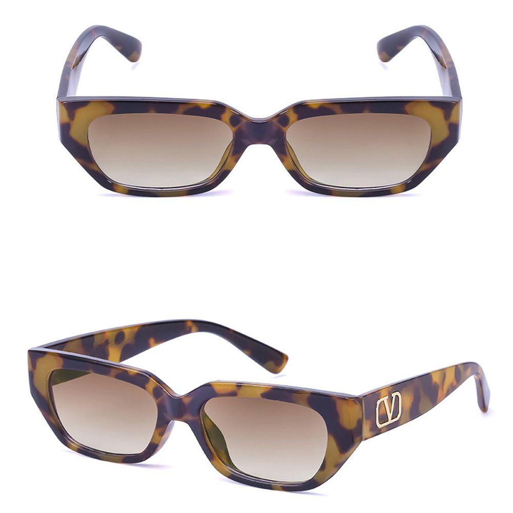 Kính Mát Hình Đa Giác Chống Tia UV Phong Cách Hàn Quốc Dành Cho Nữ