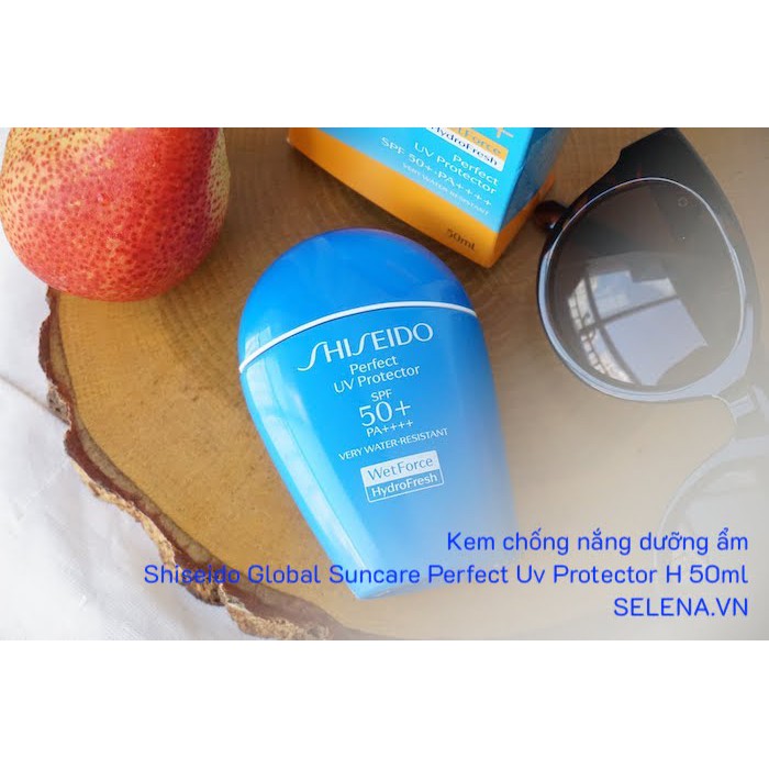 [CHÍNH HÃNG] Kem chống nắng dưỡng ẩm Shiseido Global Suncare Perfect Uv Protector H 50ml
