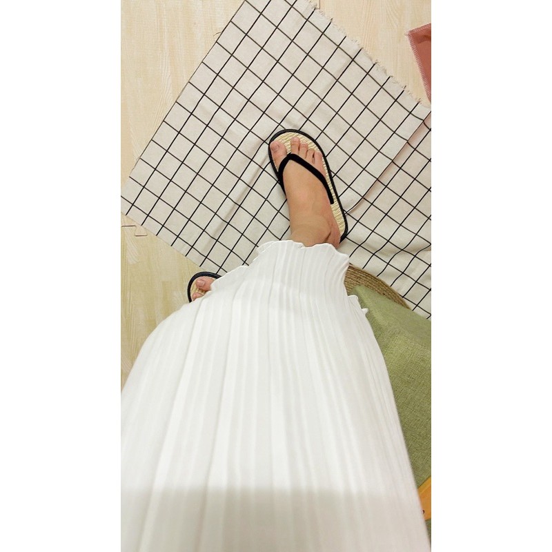 [ 8 màu ] Váy voan maxi hai dây xếp ly, hai lớp chất đẹp có lót | BigBuy360 - bigbuy360.vn