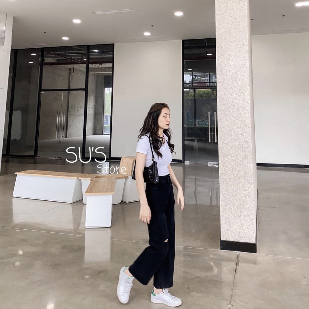 Quần jeans culottes 2 cúc hông Q351 SUSTORE