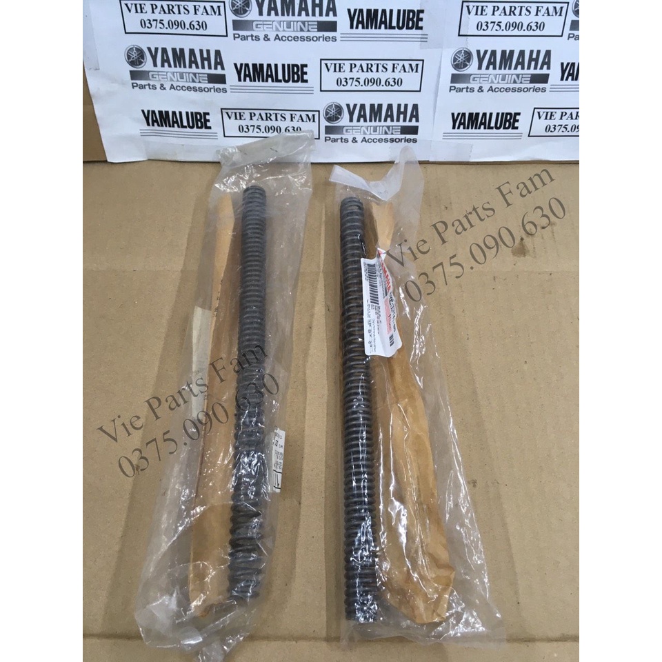 Cặp lò xo phuộc trước gắn cho Exciter 135, Exciter 150, Exciter 155, hàng din Yamaha mới 100%