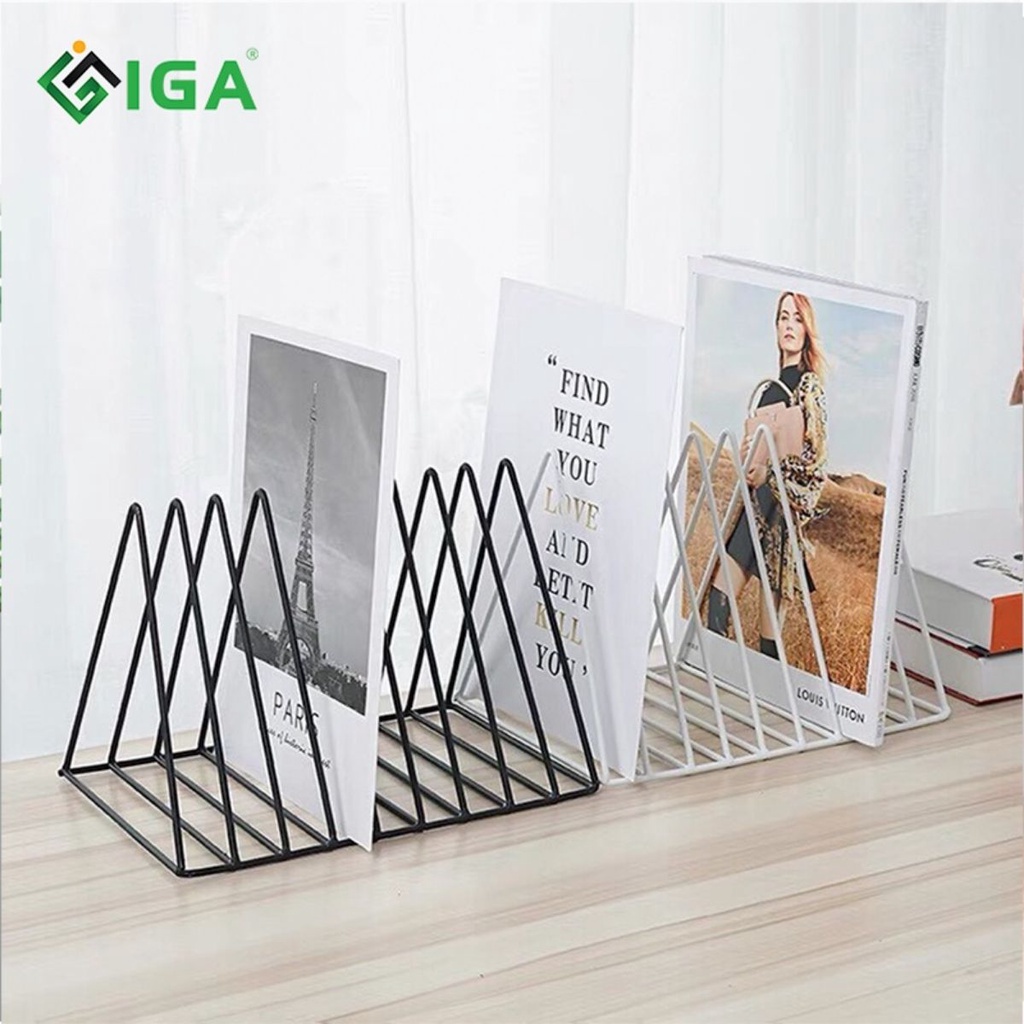 Kệ sách khung sắt để bàn phân loại sách tiện lợi - gm47