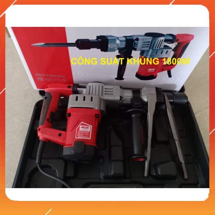 Máy đục bê tông ACZ 1800w-Bảo hành 6 tháng