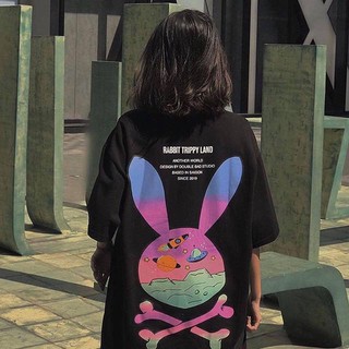 PASS RABBIT TRIPPY LAND TEE (M)