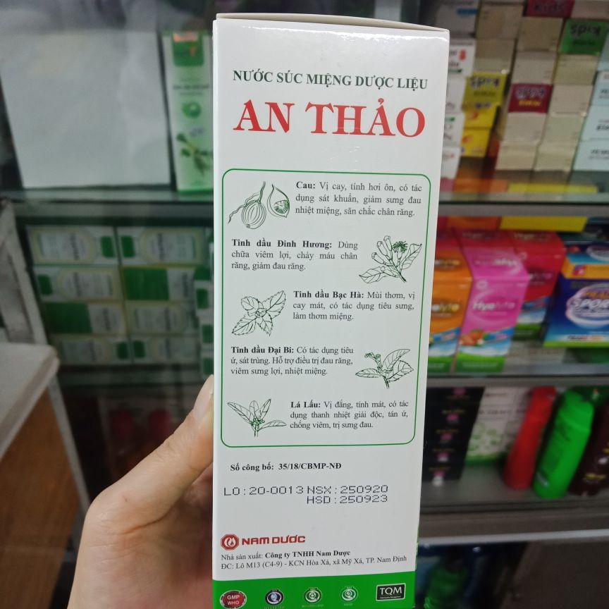 Nước súc miệng An Thảo 250ml