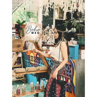 (CÓ SẴN) Quần lanh boho ống suông
