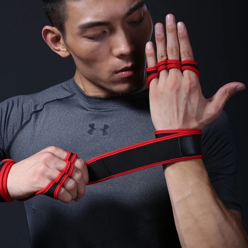 Găng Tay Hở Ngón Hỗ Trợ Nâng Tạ / Tập Gym / Thể Hình Cho Nam Và Nữ