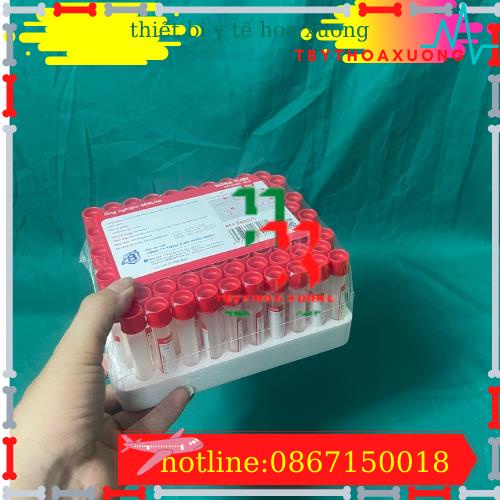 Ống Nghiệm Đông Máu SERUM 2ml Hộp 100 Cái