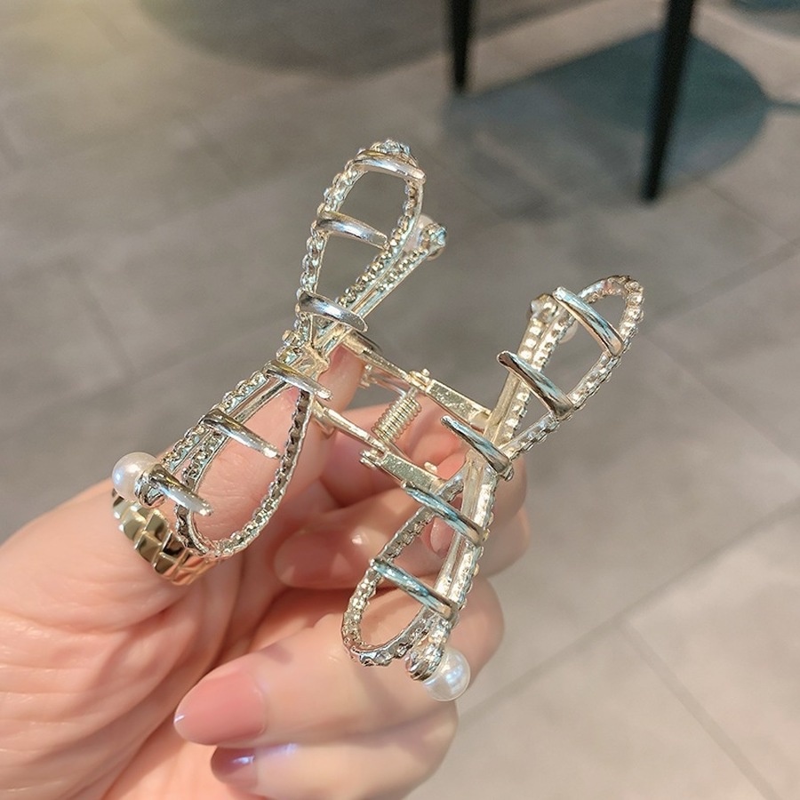 Kẹp Tóc Đính Đá Và Ngọc Trai Thời Trang Mới Cho Nữ