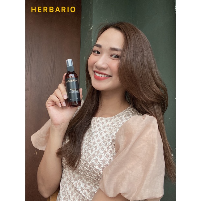 Nước xịt dưỡng tóc Vỏ Bưởi và Bồ Kết Herbario 100ml (pomelo peel &amp; gleditsia)