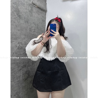 ÁO THẮT NƠ CỔ YẾM  [ TNT SHOP BIGSIZE 60kg - 90kg ]