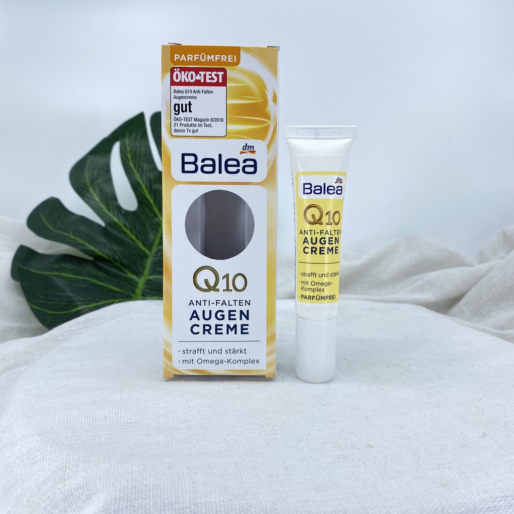 Kem chống lão hóa và chống nhăn vùng mắt Balea Q10 mẫu mới- hàng đức chuẩn