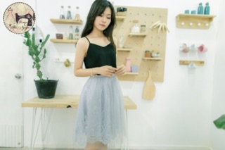 Váy Tulle phối Ren