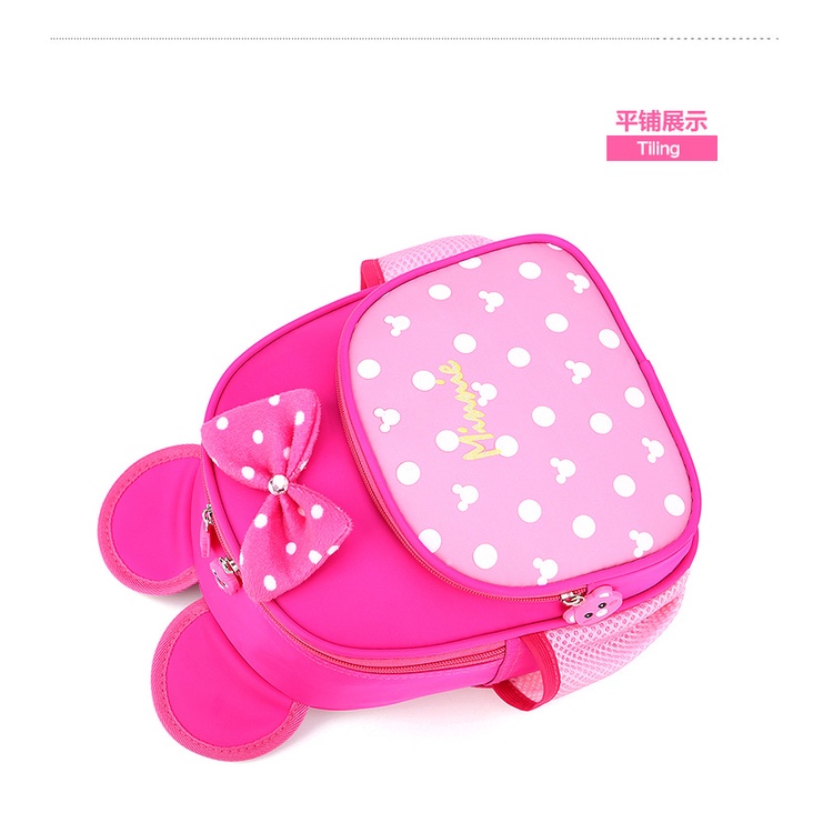 Balo mẫu giáo cho bé gái cặp đi học mầm non hình mickey đáng yêu quà tặng sinh nhật E1016