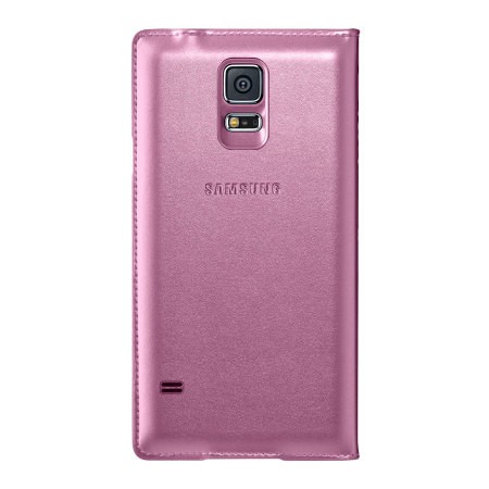 Bao da Samsung Galaxy S5  - Chính hãng - Flip Cover Kèm nắp lưng - Màu hồng