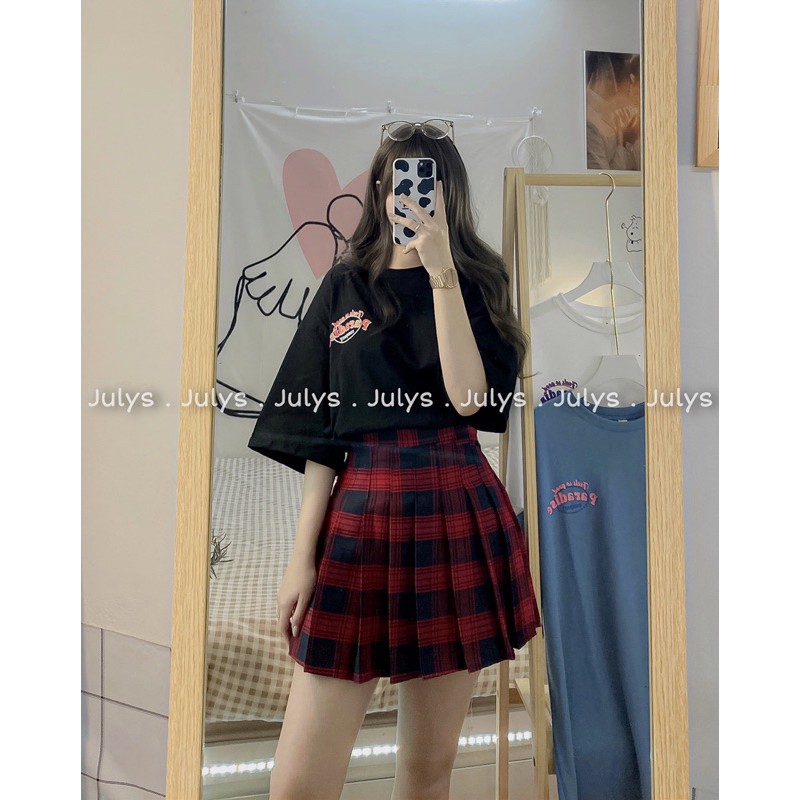 Chân váy mini skirt xếp li (ảnh thật shop chụp kèm video)