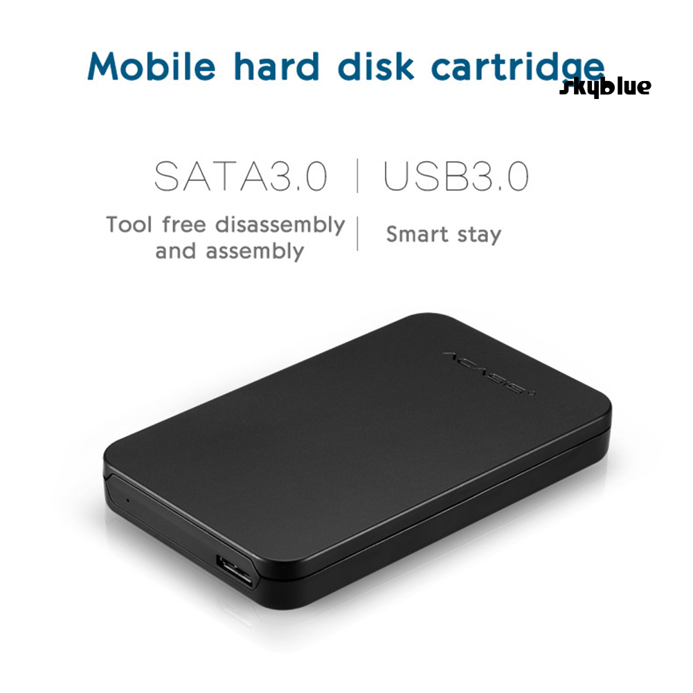 [SK]2.5inch USB3.0 SATA HDD External Hard Drive Disk Enclosure for Windows Linux