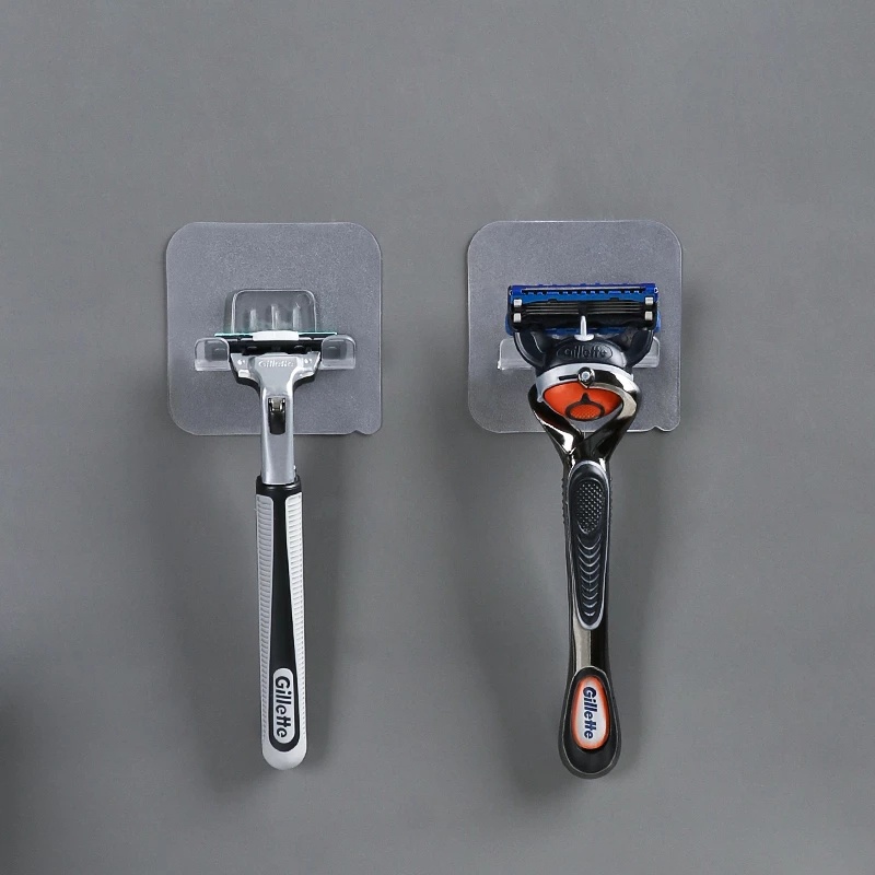 Giá Đỡ Dao Cạo Râu Gắn Tường Không Cần Đinh Thiết Kế Tiết Kiệm Không Gian Tiện Lợi