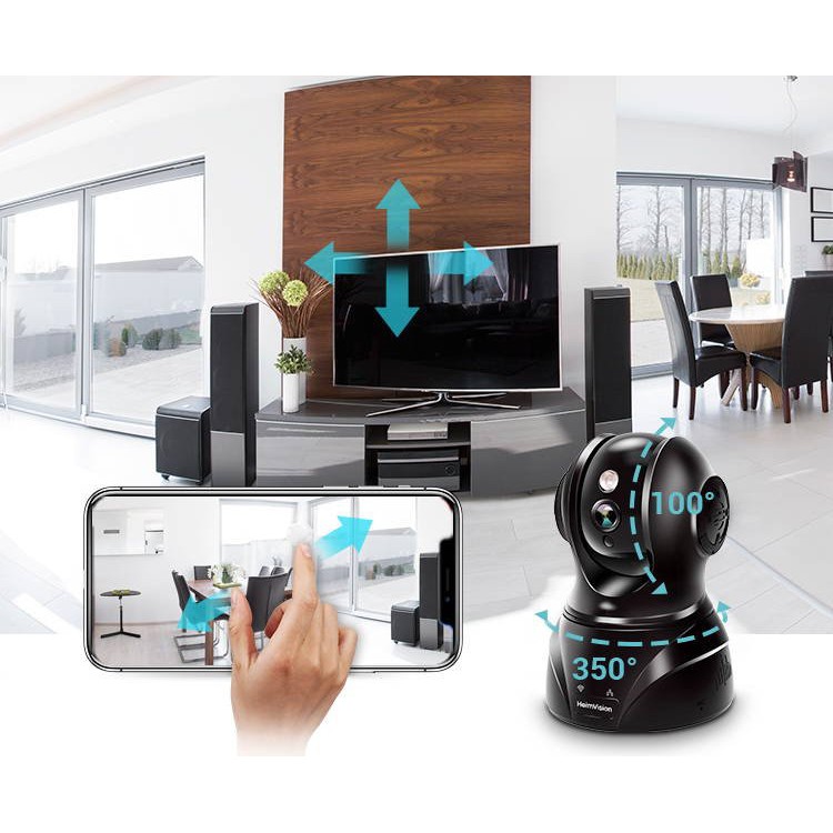 CAMERA 360 Wifi Siêu Nét 3MP/báo động trộm/ Cảm biến chuyển động/ âm thanh/ Sao lưu thẻ nhớ/ Xem qua điện thoại hm302