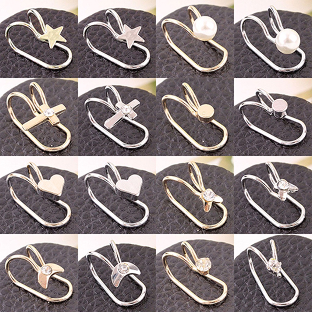 Khuyên tai nữ đính ngọc trai tạo hình độc đáo