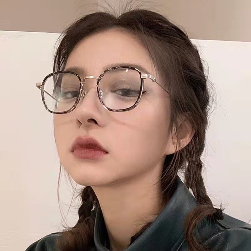 Kính Cận Gọng Kim Loại Chống Ánh Sáng Xanh Cho Nam/Nữ