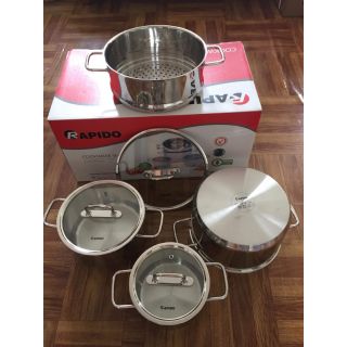 BỘ NỒI XỬNG HẤP RAPIDO RK162024S