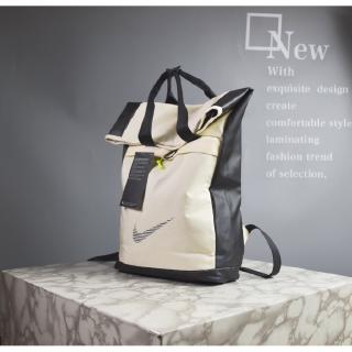 2020 Túi đeo vai Nike chính hãng Túi xách màu trắng Đen Thời trang Canvas 47 ﹡ 32 ﹡ 17