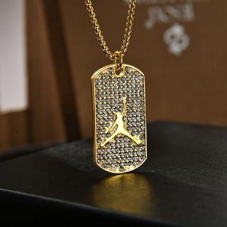 Dây Chuyền Xi Mạ Vàng 18k Của Air Jordan Cá Tính Cho Nam