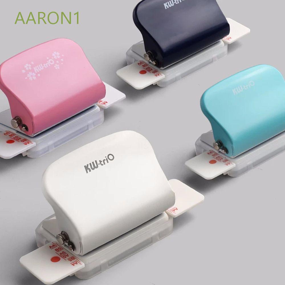 Aaron1 Dụng Cụ Bấm Lỗ Giấy 6 Lỗ Bằng Kim Loại Cỡ A4 A5 B5 6mm