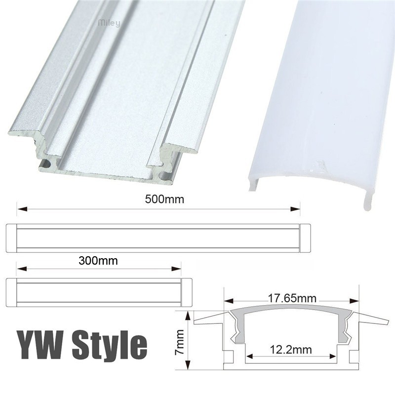 Giá Đỡ Thanh Đèn LED Miley 30 / 50cm U / V / YW Bằng Nhôm
